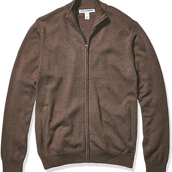 Amazon Essentials Men's Full-Zip Cotton Sweater - Picture 1 of 3